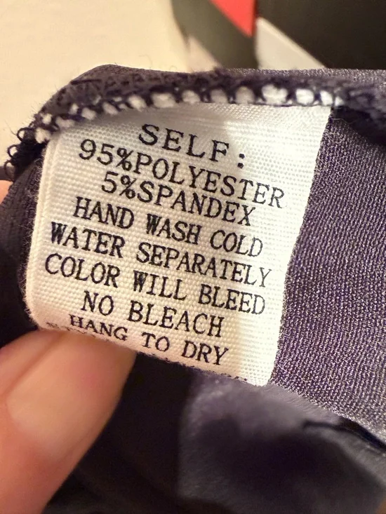 Black Mini Skort shorts with Floral Accent - Women's Skirt size small - Picture 4 of 4